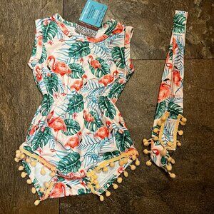 Tropical Romper for Baby Girl 18m
